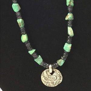 Turquoise and Iolite necklace
